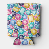 Chic Girly Shiny Diamond Gemstone Blikjeskoeler (Voorkant)