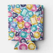 Chic Girly Shiny Diamond Gemstone Blikjeskoeler (Achterkant)