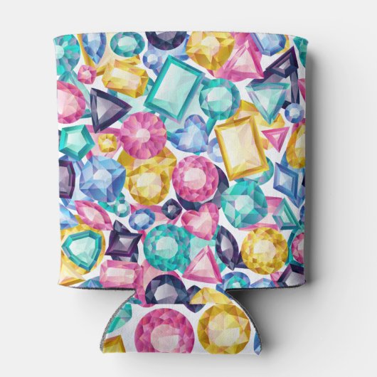 Chic Girly Shiny Diamond Gemstone Blikjeskoeler (Achterkant)