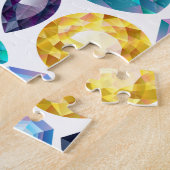 Chic Girly Shiny Diamond Gemstone Legpuzzel (Zijkant)