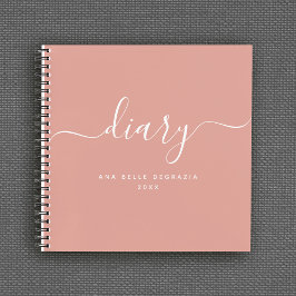 Chic Girly Trendy Modern Minimum Personal Diary Notitieboek