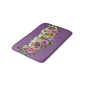  Chic Girly Waterverf Flowers Badmat (Gekanteld)