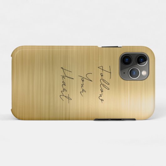 Chic Glam Gold Case-Mate iPhone Case (Achterkant (horizontaal))