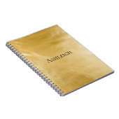 Chic Glam Gold Notitieboek (Rechterzijde)