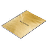 Chic Glam Gold Notitieboek (Linkerzijde)