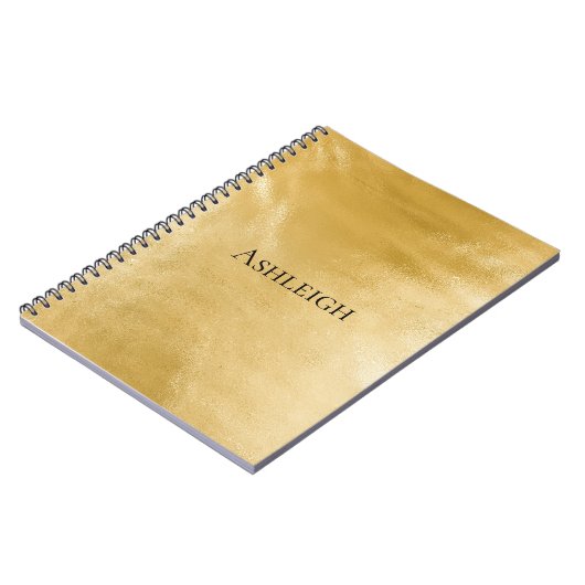 Chic Glam Gold Notitieboek (Linkerzijde)