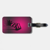 Chic Glam High Hiel Bagagelabel (Achterkant horizontaal)