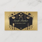 Chic glam Personal Chef Catering Goud Visitekaartje (Voorkant)