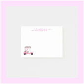 Chic Glam Personalized Golf Gal Golf Cart Post-it® Notes