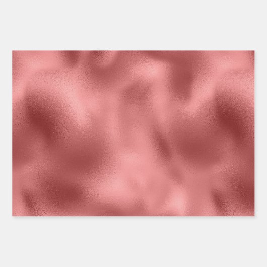 Chic Glam Red Glitter Stripes Inpakpapier Vel (Voorkant)