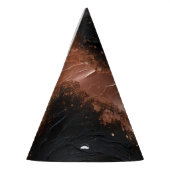 Chic Glam Roos Gold Black Verjaardag Feesthoedjes (Links)