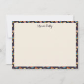 Chic Glam Trendy Gold Leopard Animal Print Name Notitiekaartje (Voorkant)