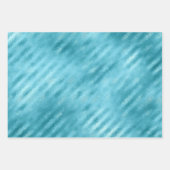 Chic Glam Turquoise Aqua Blue Inpakpapier Vel (Voorkant 2)