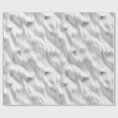 Chic Glam Zilver Kerst Cadeaupapier (Vlak)
