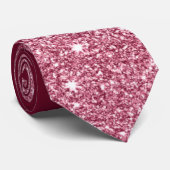 Chic glamoureuze rode bordeauxrode glitter ombre b stropdas (Opgerold)