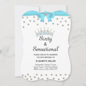 Chic Glitter Diamond Crown Sixty & Sensational Kaart (Voorkant)