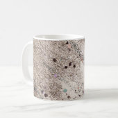 Chic Glitter Glam 1 #art #glitter Koffiemok (Voorkant links)