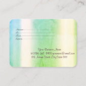 Chic Glitter Lotus, Confetti, groen Kortingskaartje (Achterkant)