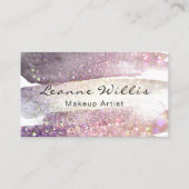 Chic Glitter Sparkle Visitekaartje (Voorkant)