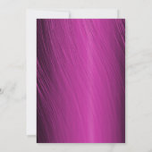 Chic Glitter Sweet Sixteen Party Invitation Kaart (Achterkant)