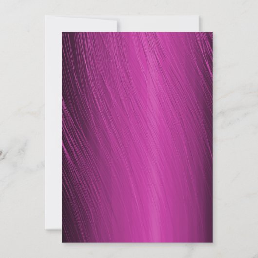 Chic Glitter Sweet Sixteen Party Invitation Kaart (Achterkant)