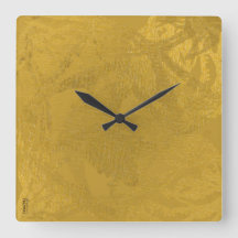 Chic Gold Abstract Floral