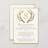 CHIC GOLD | ACCOMMODATIKAART VOOR AFBEELDINGEN INFORMATIEKAARTJE (Voorkant / Achterkant)