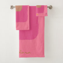 Chic Gold beige Roze Oranje Abstract