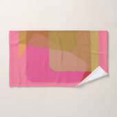 Chic Gold beige Roze Oranje Abstract Bad Handdoek (Handdoek)