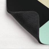 Chic Gold Black Roze Abstract Pattern Muismat (Hoek)