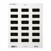 Chic Gold Bobby Pins Hair Stylist Salon Etiket (Full Sheet)