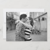 Chic Gold Brush Stroke | XOXO Foto slaat de datum  Save The Date (Achterkant)