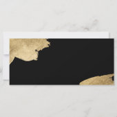 Chic gold brushstroke foil gift certificate logo (Achterkant)