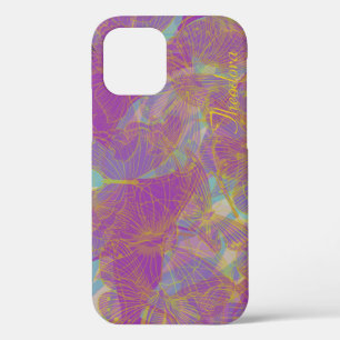 Chic Gold Butterfly Aqua Violet Case-Mate iPhone Case