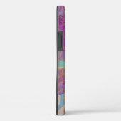 Chic Gold Butterfly Aqua Violet Case-Mate iPhone Case (Achterkant / Rechts)