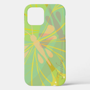 Chic Gold Butterfly Geel Blauw Case-Mate iPhone Case