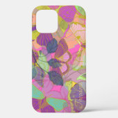 Chic Gold Butterfly Turquoise Violet Case-Mate iPhone Case (Achterkant)