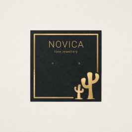 Chic Gold Cactus die Display Kaart verdienen