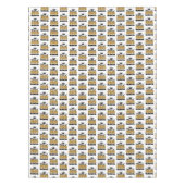 Chic Gold Class of 2026 Graduation Party Tafelkleed (Voorkant)