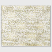 Chic Gold Confetti Cadeaupapier (Vlak)