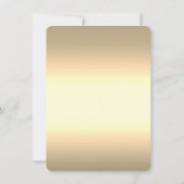 Chic Gold Crown Burgundy Quinceañera Kaart (Achterkant)