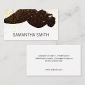 Chic Gold Dust Borhed Visitekaartje (Voorkant / Achterkant)