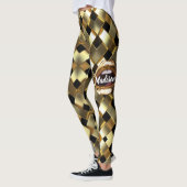 Chic Gold Elegant Lips Girly 2022 bday - aangepast Leggings (Links)