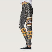 Chic Gold Elegant Lips Girly bday Custom Leggings (Links)