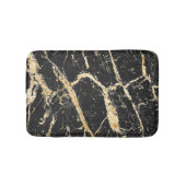 Chic Gold en Black Marble Pattern Badmat (Voorkant)