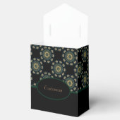 Chic Gold en Green Asian Style 2 Bedankdoosjes (Geopend)