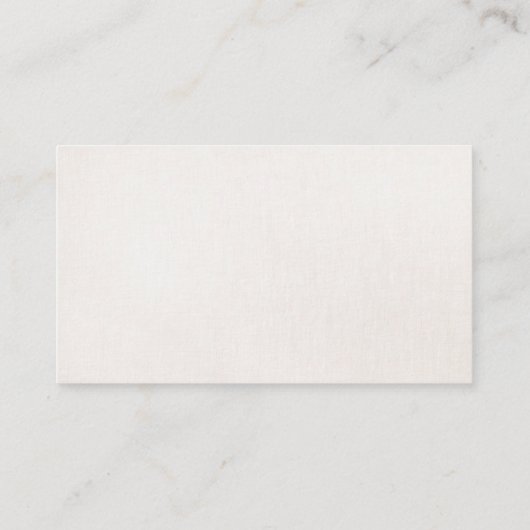 Chic Gold en Linen Texture "look" Striped Modern Visitekaartje (Achterkant)