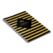  Chic Gold Eyelash Artist Note Book Notitieboek (Rechterzijde)