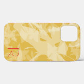 Chic Gold Fairies Monogram Hoesje-Mate iPhone Case (Achterkant (horizontaal))