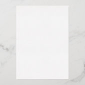 Chic Gold Foil Script Song Request RSVP Briefkaart (Voorkant)